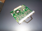 The PA-4T+ port adapter card.