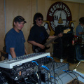 Here we have the house band. Thats Rennie and Walter