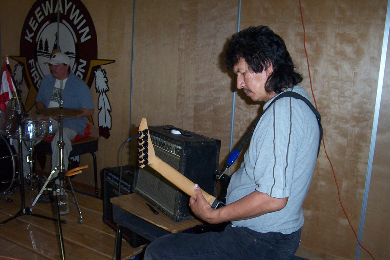 One of the Jamboree organizers, Lloyd Kakepetum