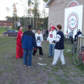 Here's a couple of Keewaywin youths playing hacky sack.