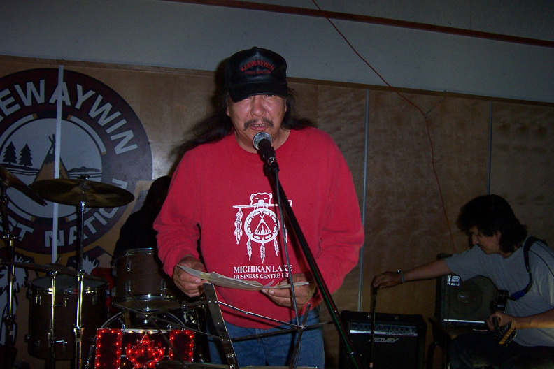 Our MC Mr. Lawrence Mason. Notice hes wearing red for Canada Day?