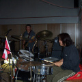 Conroy Kakepetum on drums and vocals