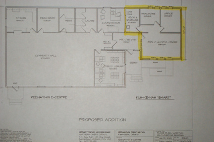 Plans for Keewaywin's Smart E-Center