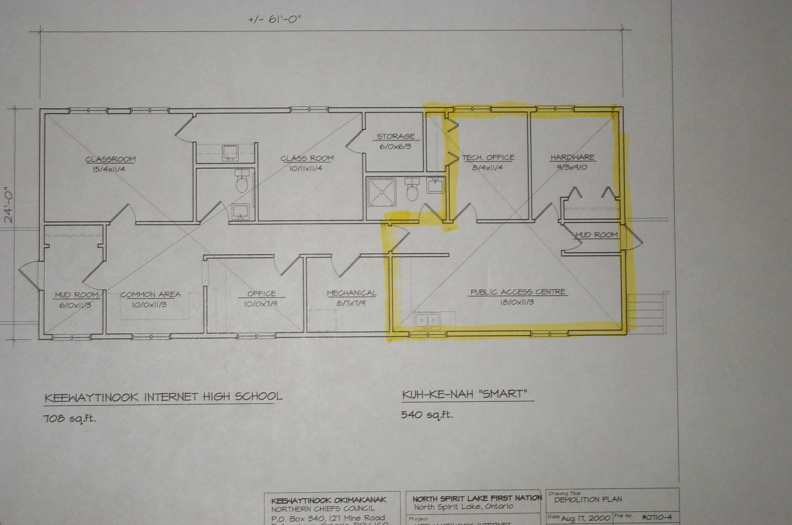 Plans for North Spirit Lake's Smart E-Center