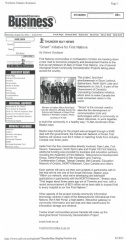 Northern Ontario Business (Thunder Bay Regional Reports Feature - August, 2001)