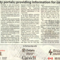 Wawatay-article2-Apr17-03: Community Portals