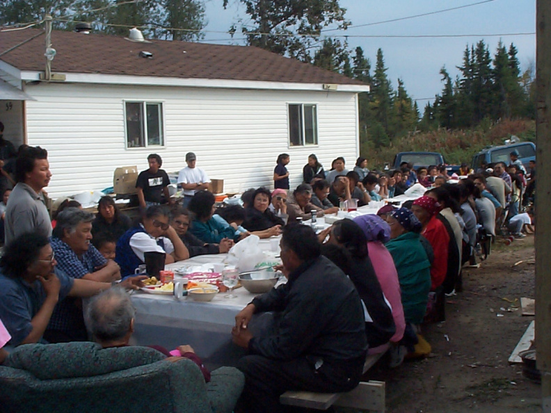 Prayers and songs lead off the memorial feast