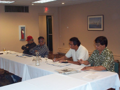 KO Chiefs' Meeting - Aug 9, International Falls (Goyce, Peter, Roy Dale, Freddie)