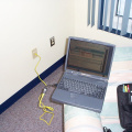 It works! High speed internet access at the North Spirit Lake Nursing Station residence.