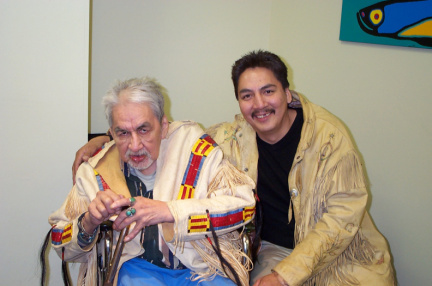 Noral Morriseau and son Eugene