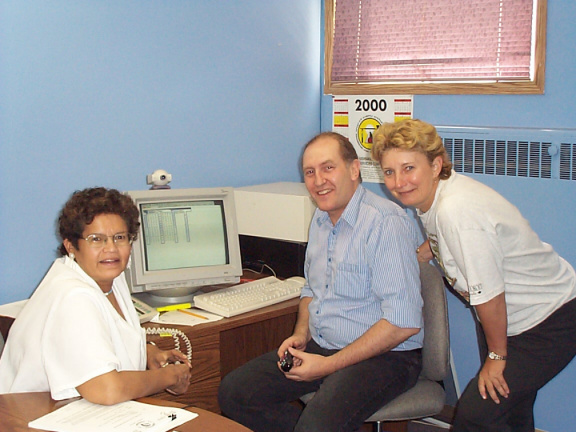 Oji-Cree Cultural Centre staff (Hannah Sutherland and Diane Riope