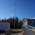 The tower at Osnaburgh Band Office and Police Station.