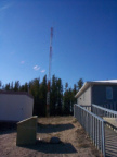 The tower at Osnaburgh Band Office and Police Station.