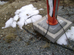 keewaywin cellular tower - foundation and ground cable