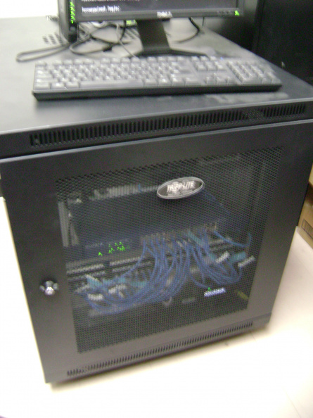 Keewaywin school server cage