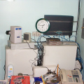 The network equipment at the school.