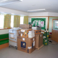 The medical cart equipment at the Nursing Station.