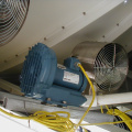 The deicing system (third fan is located on the left)
