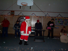 When this santa came out you should have seen all the little kids come running up to the stage to shake the hand of the famous g