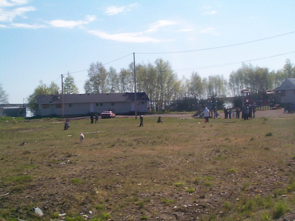 I site to behold as about three dozen youths ran about screaming and playing hard.