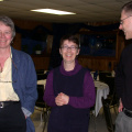 Barbara Roche from Sioux Lookout Zone Hospital and Christine and Mark Polle of Red Lake.