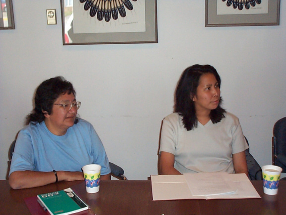 Julie Meekis (NSL) &amp; Rita Wassaykeesic (Poplar Hill) - Telehealth Coordinators