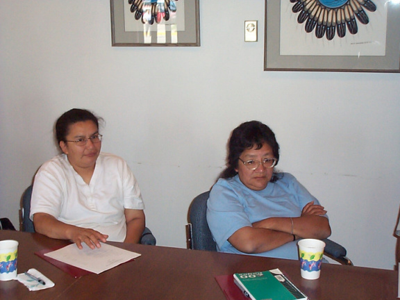 Lily Sawanus (Deer Lake) and Julie - Telehealth Coordinators