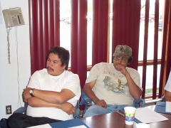 James Kakepetum (Keewaywin) &amp; Homer Meekis (North Spirit Lake) - Health Directors