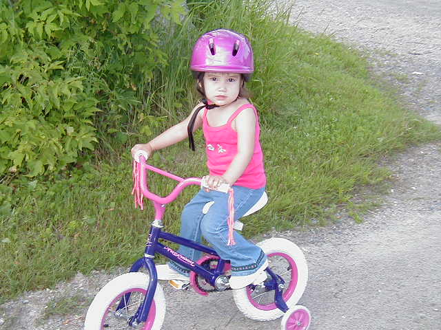 New bicycle - July 10, 2001