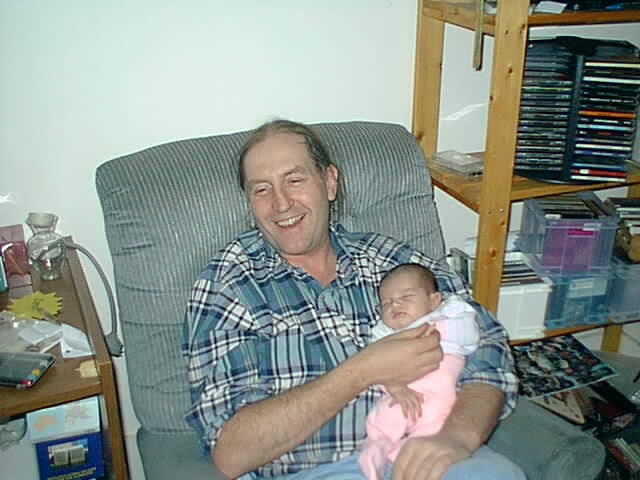 With granddad, March 14, 1999