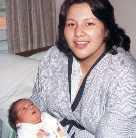 Victoria Matthews and Lisa (April 1984)