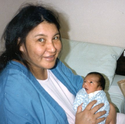 Adeline Koostachin and Willie (February 1985)