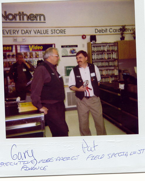 Gary (Excutive vice President Finance) and Pat (Field Specialist)