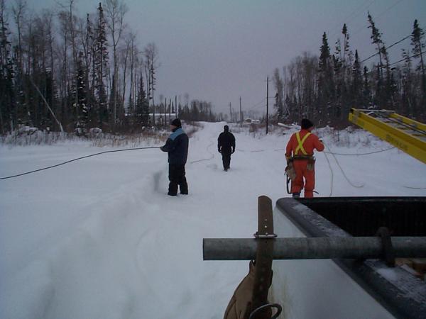 And Last Winter of 2002 We saw Keewaywin getting hooked up by cable. We can now get Internet Access through the KO's Smart Progr