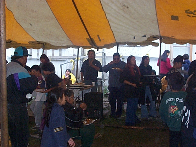 Ernest Meekis on the Microphone