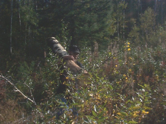 thats shaun hauling wood for the feast
