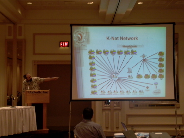 Dan Pellerin gives a presentation about Knets Network